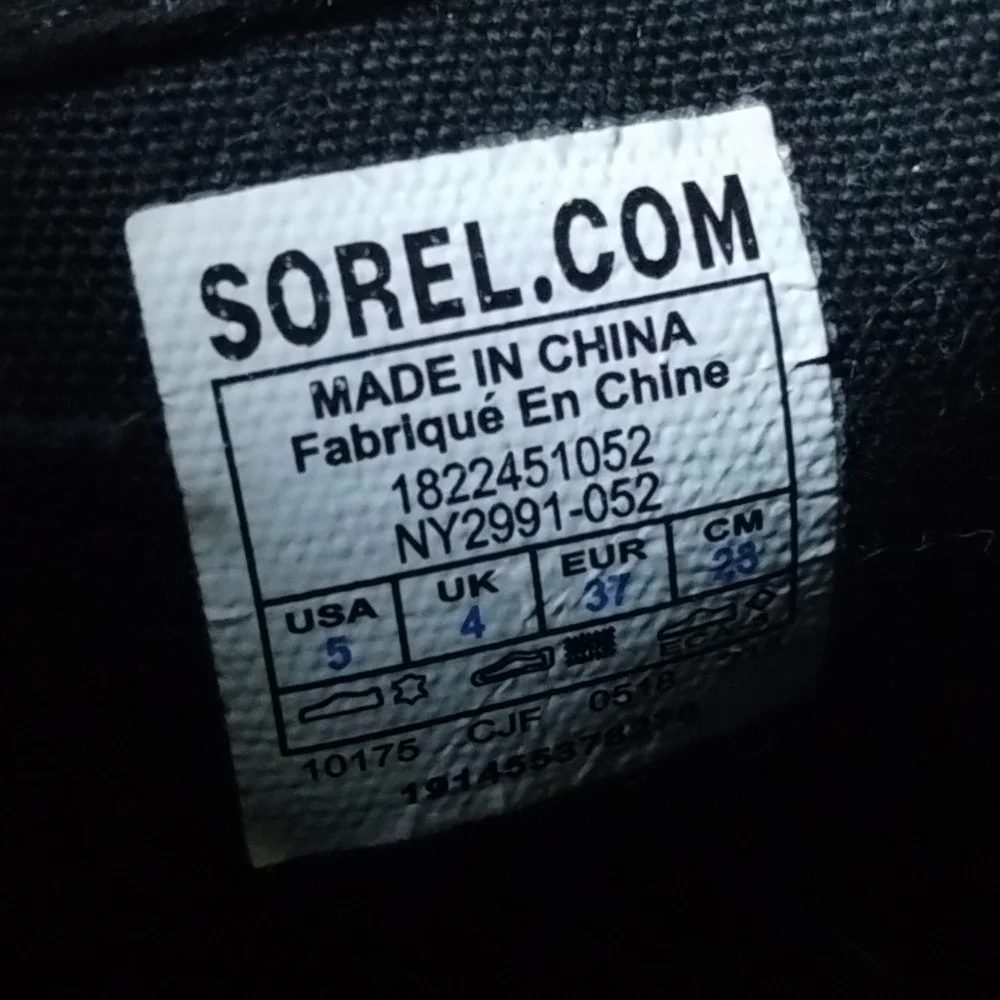 Sorel Joan of Arctic Chelsea Hidden Wedge Booties Girls Size 5